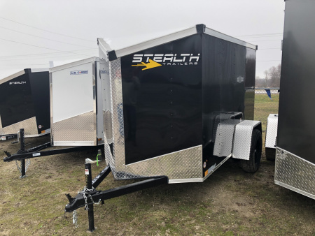 New 2026 Stealth Trailers 5X8 W/ RAMP DOOR Cargo / Enclosed Trailer