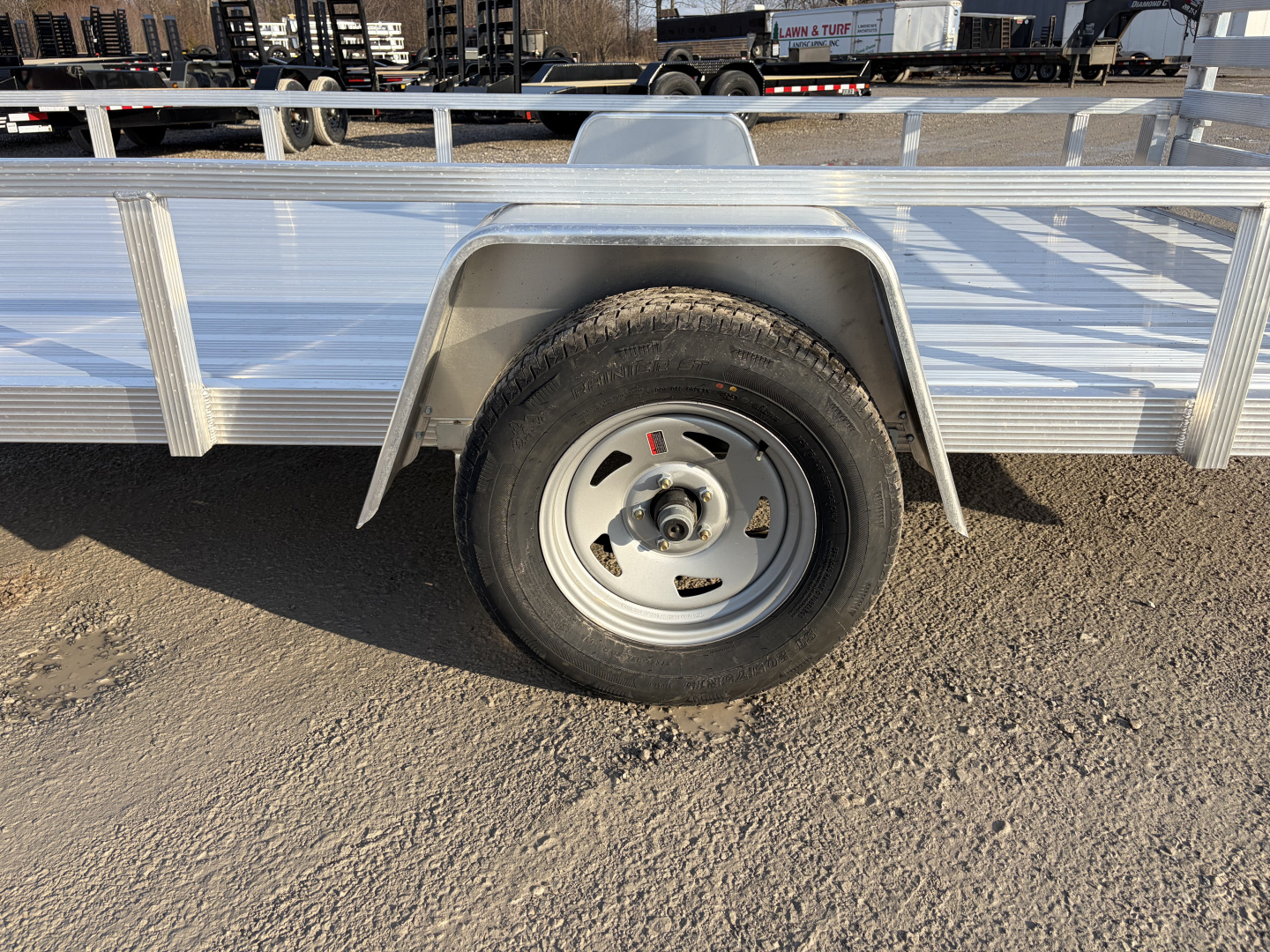 New 2026 Sport Haven AUTE714D (7' X 14') 2.9K Aluminum Utility Trailer