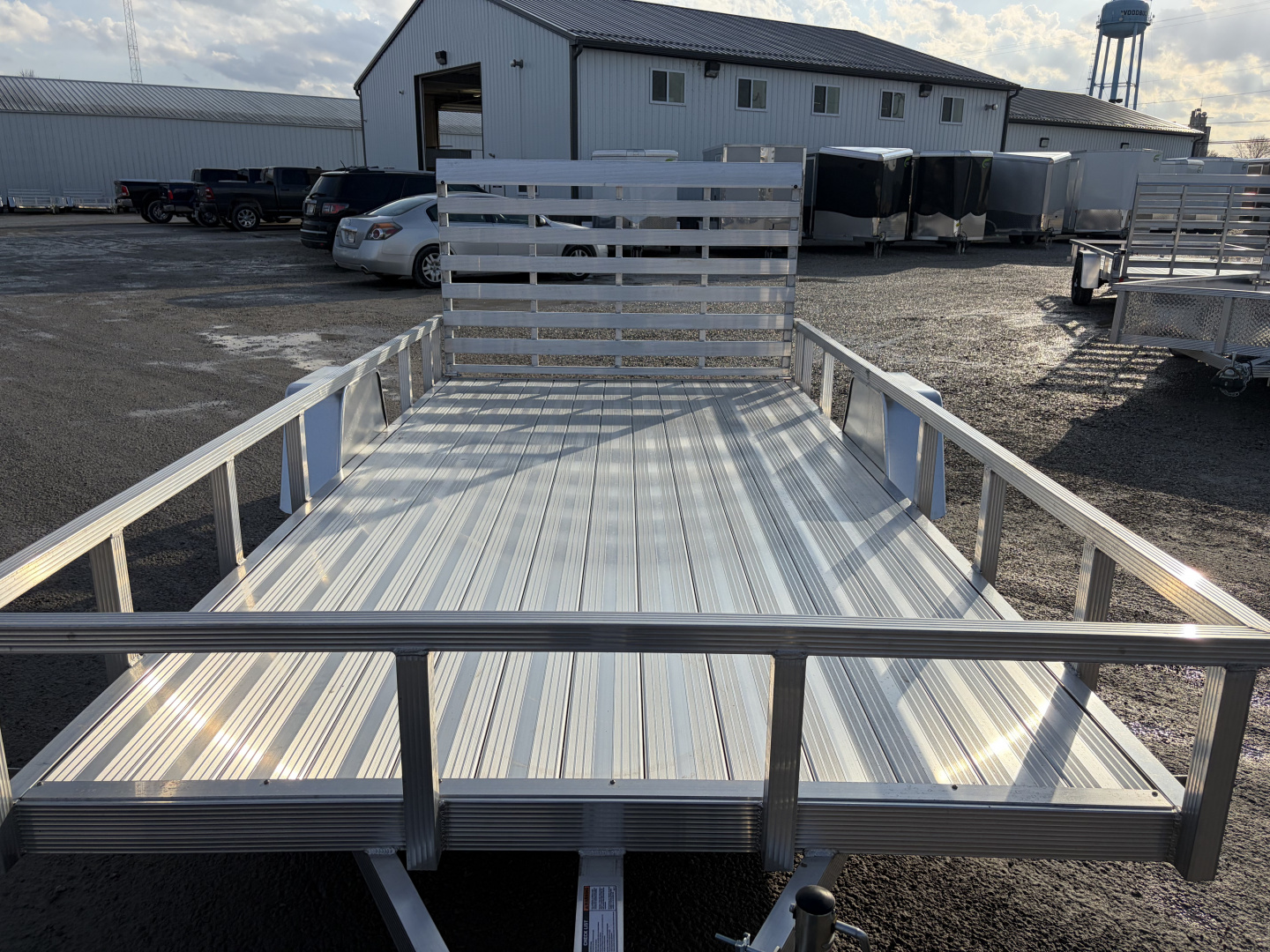 New 2026 Sport Haven AUTE714D (7' X 14') 2.9K Aluminum Utility Trailer