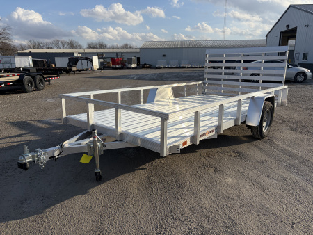 New 2026 Sport Haven AUTE714D (7' X 14') 2.9K Aluminum Utility Trailer