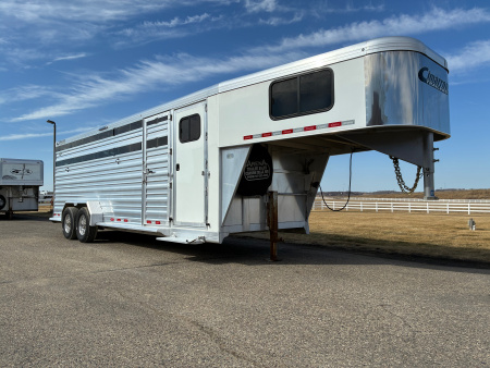 Used 2023 Cimarron 24' Lonestar Stock / Stock Combo Trailer