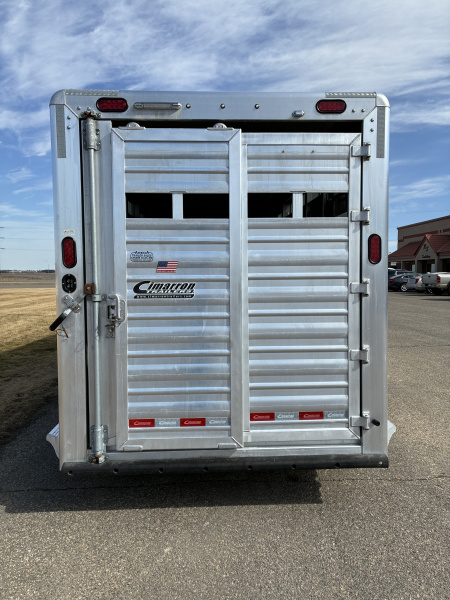 Used 2023 Cimarron 24' Lonestar Stock / Stock Combo Trailer