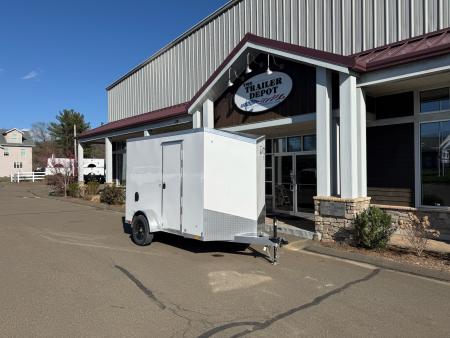 New ATC 6' x 10' + 2' V-Nose Enclosed Cargo Trailer with Ramp Door 2.9K