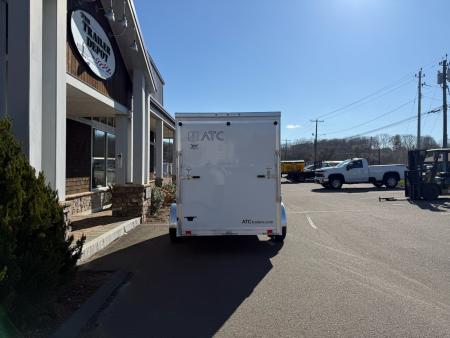 New ATC 6' x 10' + 2' V-Nose Enclosed Cargo Trailer with Ramp Door 2.9K
