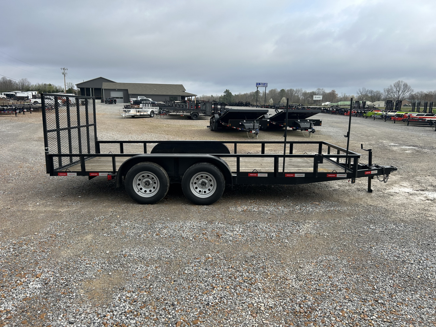 Used 2023 Lawrimore 77" X 16' 7K GVWR Utility Trailer