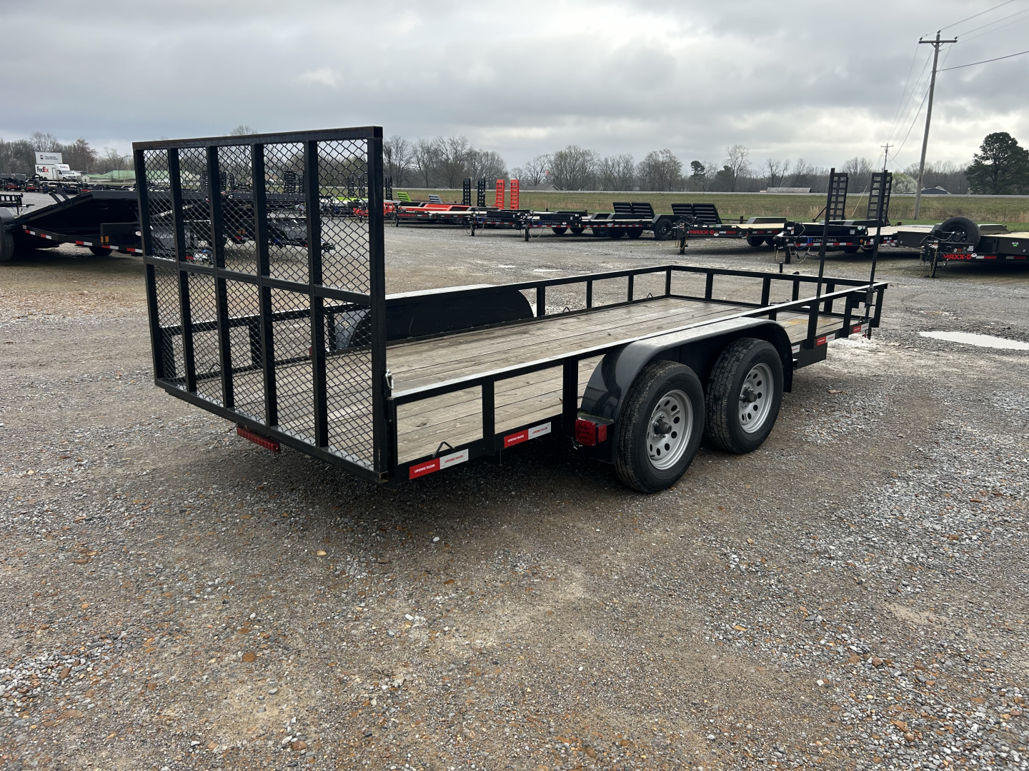 Used 2023 Lawrimore 77" X 16' 7K GVWR Utility Trailer