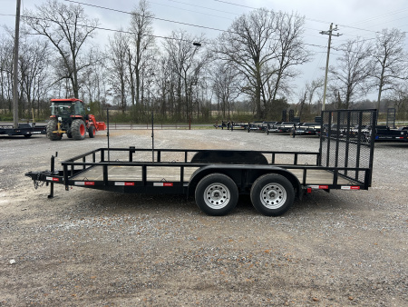 Used 2023 Lawrimore 77" X 16' 7K GVWR Utility Trailer