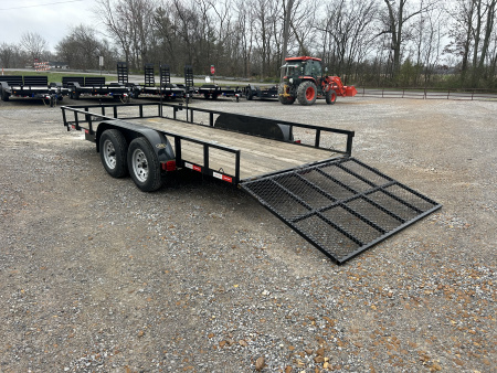 Used 2023 Lawrimore 77" X 16' 7K GVWR Utility Trailer