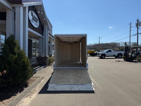 New ATC 7' x 14' + 2' V-Nose Enclosed Cargo Trailer with Ramp Door 7.7K