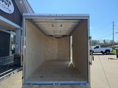 New ATC 7' x 14' + 2' V-Nose Enclosed Cargo Trailer with Ramp Door 7.7K