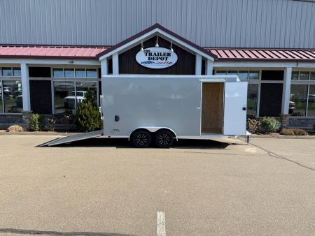 New ATC 7' x 16' + 2' V-Nose Enclosed Cargo Trailer with Ramp Door 7.7K