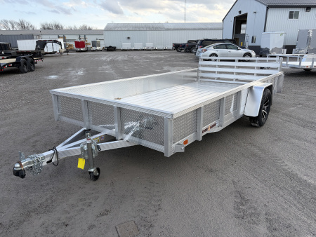 New 2026 SPORT HAVEN AUT714D (7' X 14') 2.9K Aluminum Utility Trailer w/ ATP Sides