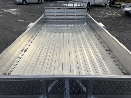 New 2026 SPORT HAVEN AUT714D (7' X 14') 2.9K Aluminum Utility Trailer w/ ATP Sides