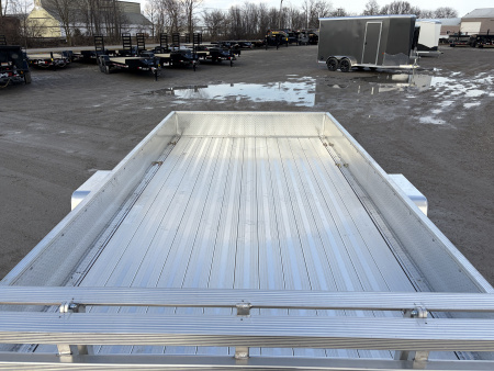 New 2026 SPORT HAVEN AUT714D (7' X 14') 2.9K Aluminum Utility Trailer w/ ATP Sides