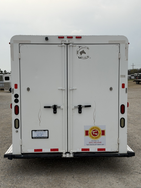 Used 2008 Trails West 3 Horse Gooseneck With Mid Tack Horse Trailer