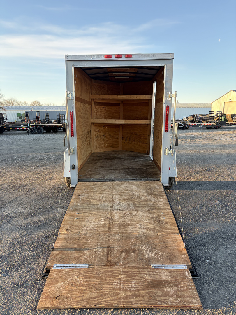 Used 2021 South Georgia Cargo Trailers SG58SA (5' X 8') 2.9K V-Nose Cargo / Enclosed Trailer