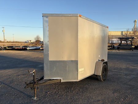 Used 2021 South Georgia Cargo Trailers SG58SA (5' X 8') 2.9K V-Nose Cargo / Enclosed Trailer