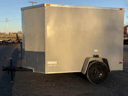 Used 2021 South Georgia Cargo Trailers SG58SA (5' X 8') 2.9K V-Nose Cargo / Enclosed Trailer