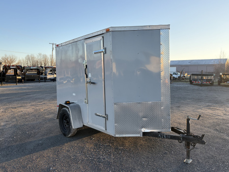 Used 2021 South Georgia Cargo Trailers SG58SA (5' X 8') 2.9K V-Nose Cargo / Enclosed Trailer