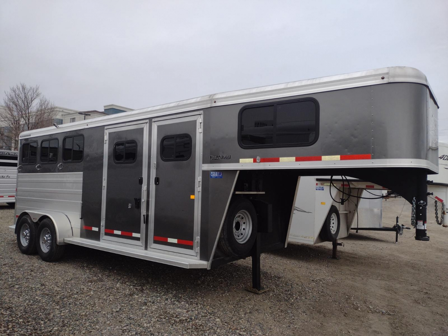 Used 2022 Logan Coach Bullseye 3 Horse Trailer
