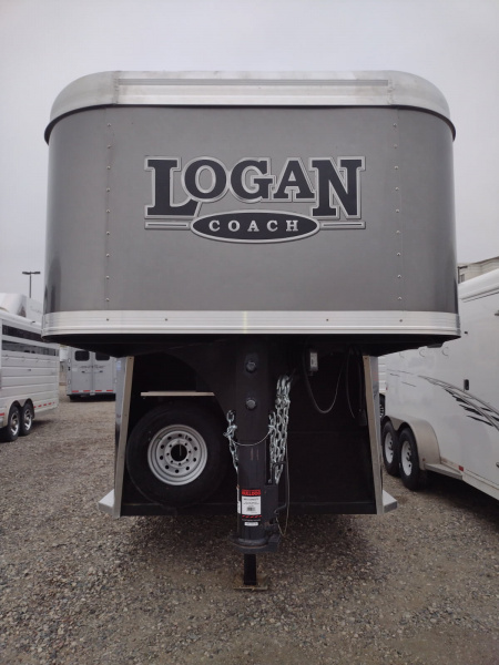 Used 2022 Logan Coach Bullseye 3 Horse Trailer