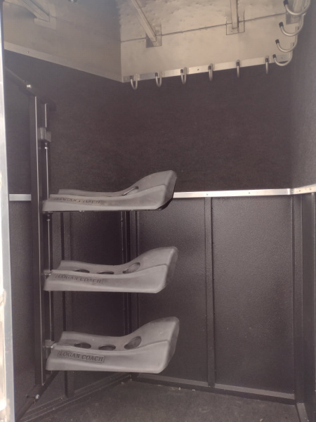 Used 2022 Logan Coach Bullseye 3 Horse Trailer