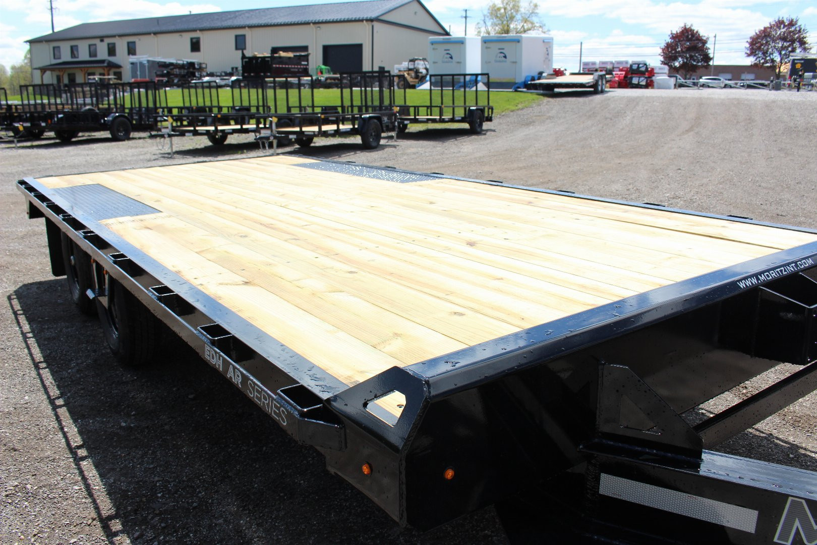 New 2025 Moritz 8' 6" x 18' Deckover Flatbed - 14,000# GVW