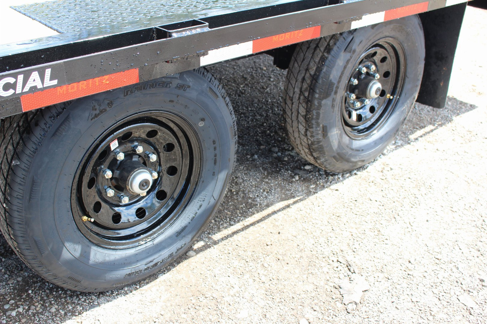 New 2025 Moritz 8' 6" x 18' Deckover Flatbed - 14,000# GVW