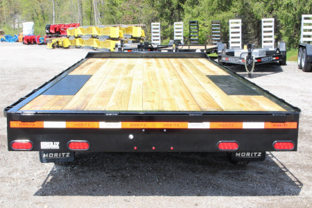 New 2025 Moritz 8' 6" x 18' Deckover Flatbed - 14,000# GVW