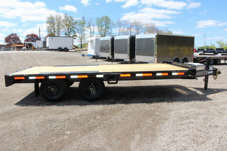 New 2025 Moritz 8' 6" x 18' Deckover Flatbed - 14,000# GVW