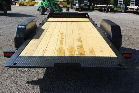 New 2026 Moritz 7' x 16' + 4' Low Pro - Gravity Tilt - Tilt Trailer - 14000# GVW