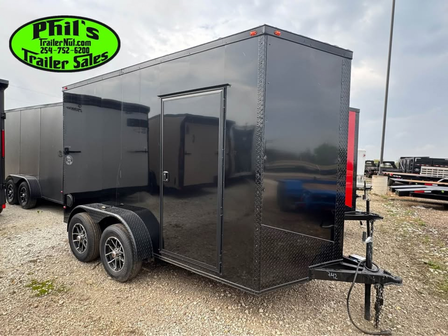 New 2026 6X12 ENCLOSED TRAILER ETRACK AND GAP FLAP UPGRADE Cargo / Enclosed Trailer