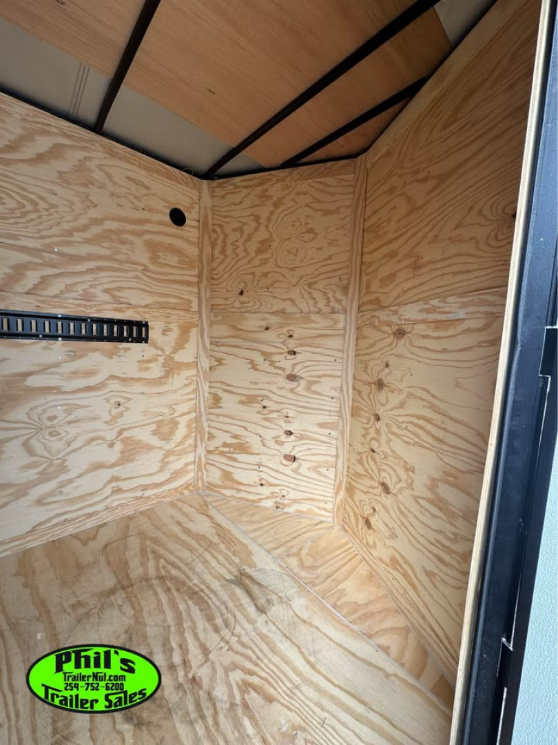 New 2026 6X12 ENCLOSED TRAILER ETRACK AND GAP FLAP UPGRADE Cargo / Enclosed Trailer