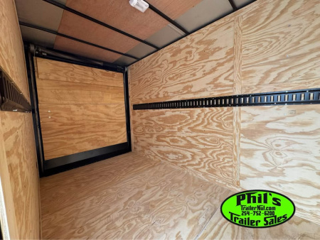 New 2026 6X12 ENCLOSED TRAILER ETRACK AND GAP FLAP UPGRADE Cargo / Enclosed Trailer