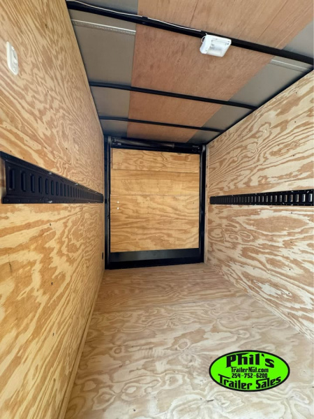 New 2026 6X12 ENCLOSED TRAILER ETRACK AND GAP FLAP UPGRADE Cargo / Enclosed Trailer