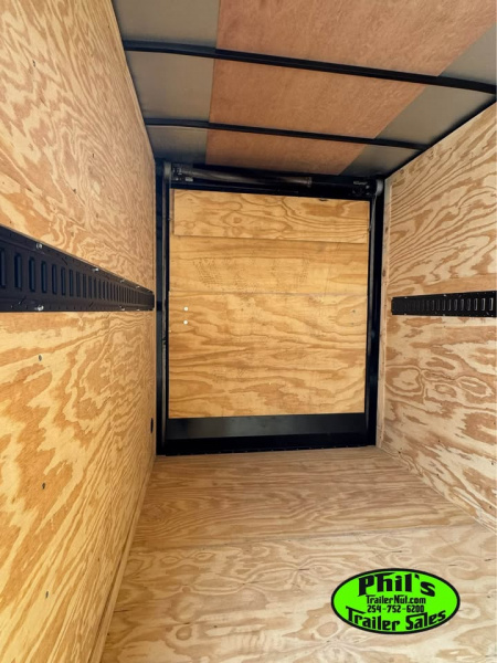 New 2026 6X12 ENCLOSED TRAILER ETRACK AND GAP FLAP UPGRADE Cargo / Enclosed Trailer