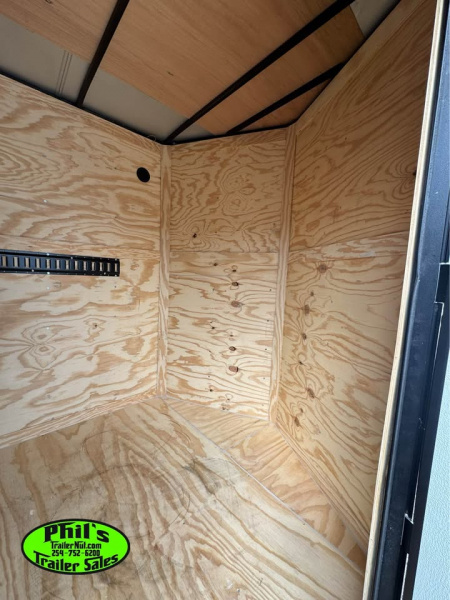 New 2026 6X12 ENCLOSED TRAILER ETRACK AND GAP FLAP UPGRADE Cargo / Enclosed Trailer