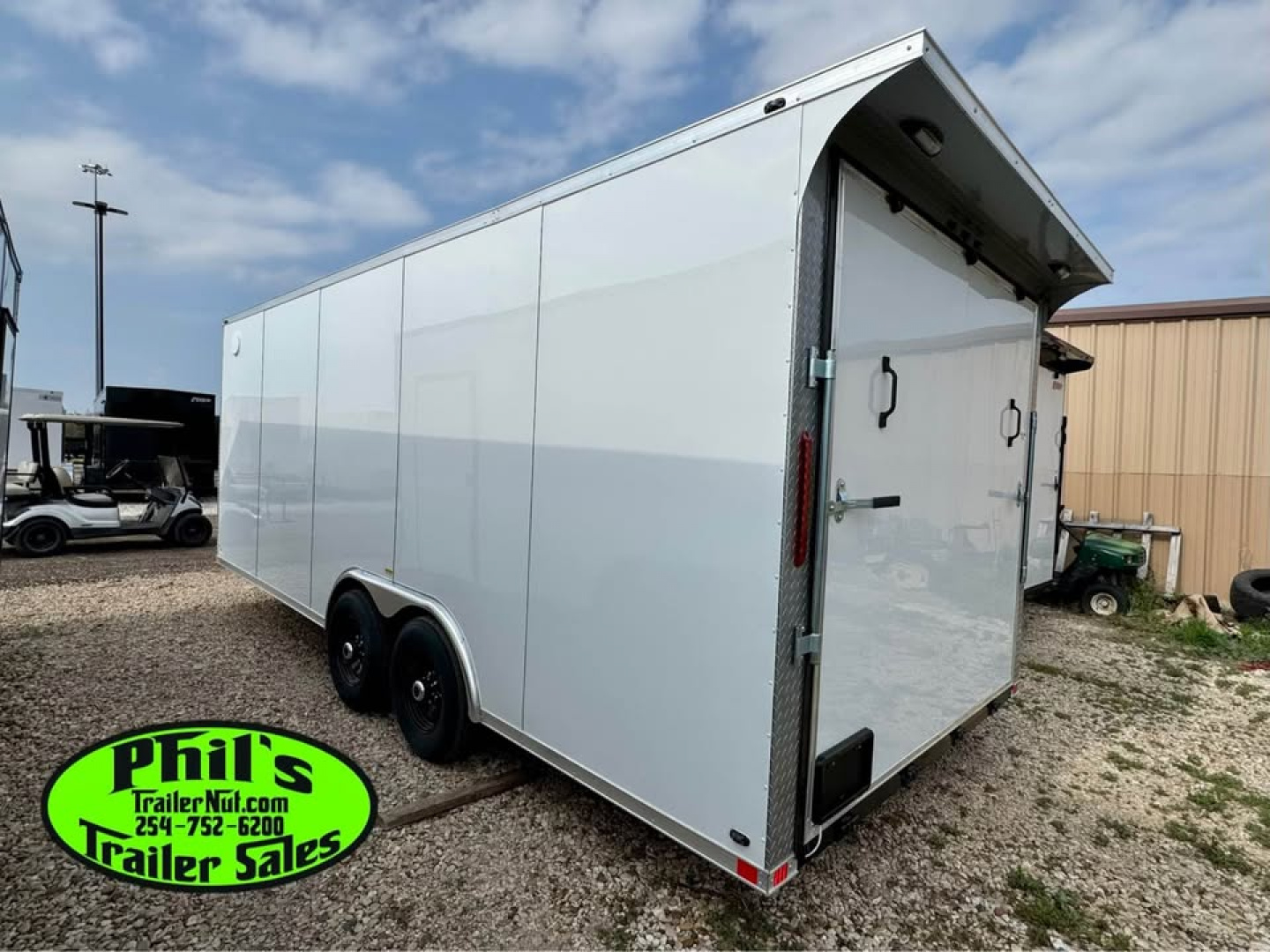 New 2026 8.5X20 ENCLOSED CAR HAULER Cargo / Enclosed Trailer REAR WING & .080 EXTERIOR!