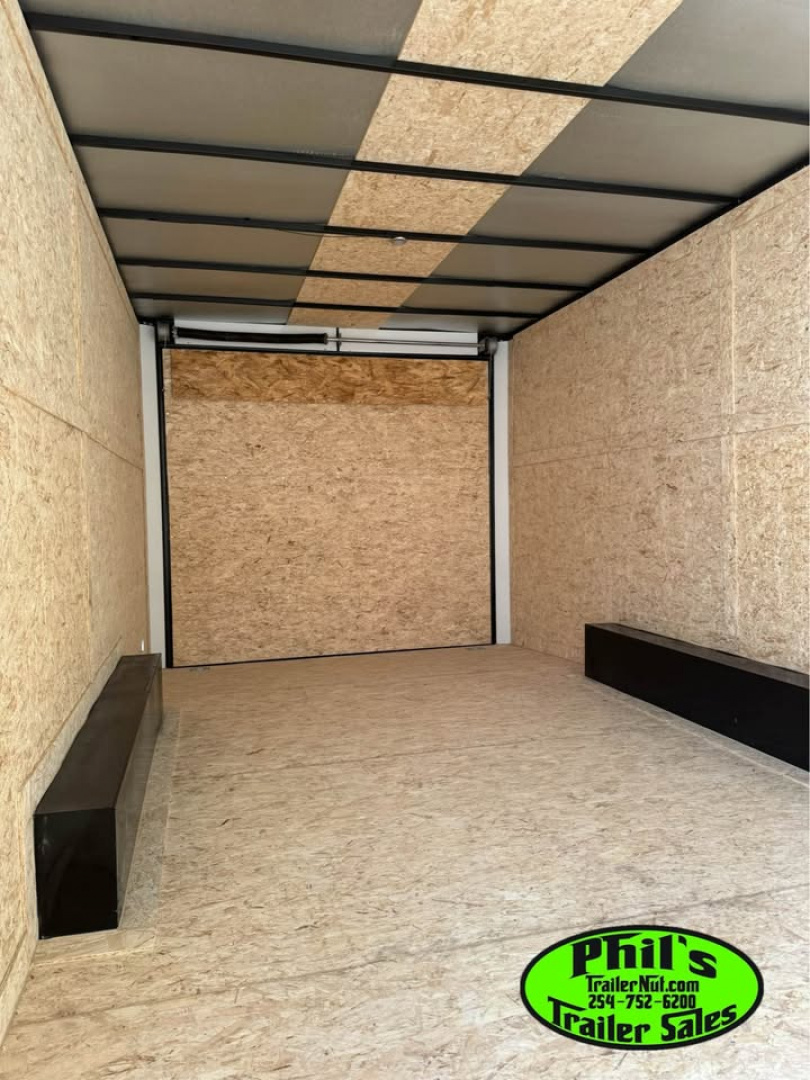 New 2026 8.5X20 ENCLOSED CAR HAULER Cargo / Enclosed Trailer REAR WING & .080 EXTERIOR!