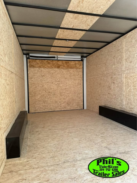 New 2026 8.5X20 ENCLOSED CAR HAULER Cargo / Enclosed Trailer REAR WING & .080 EXTERIOR!