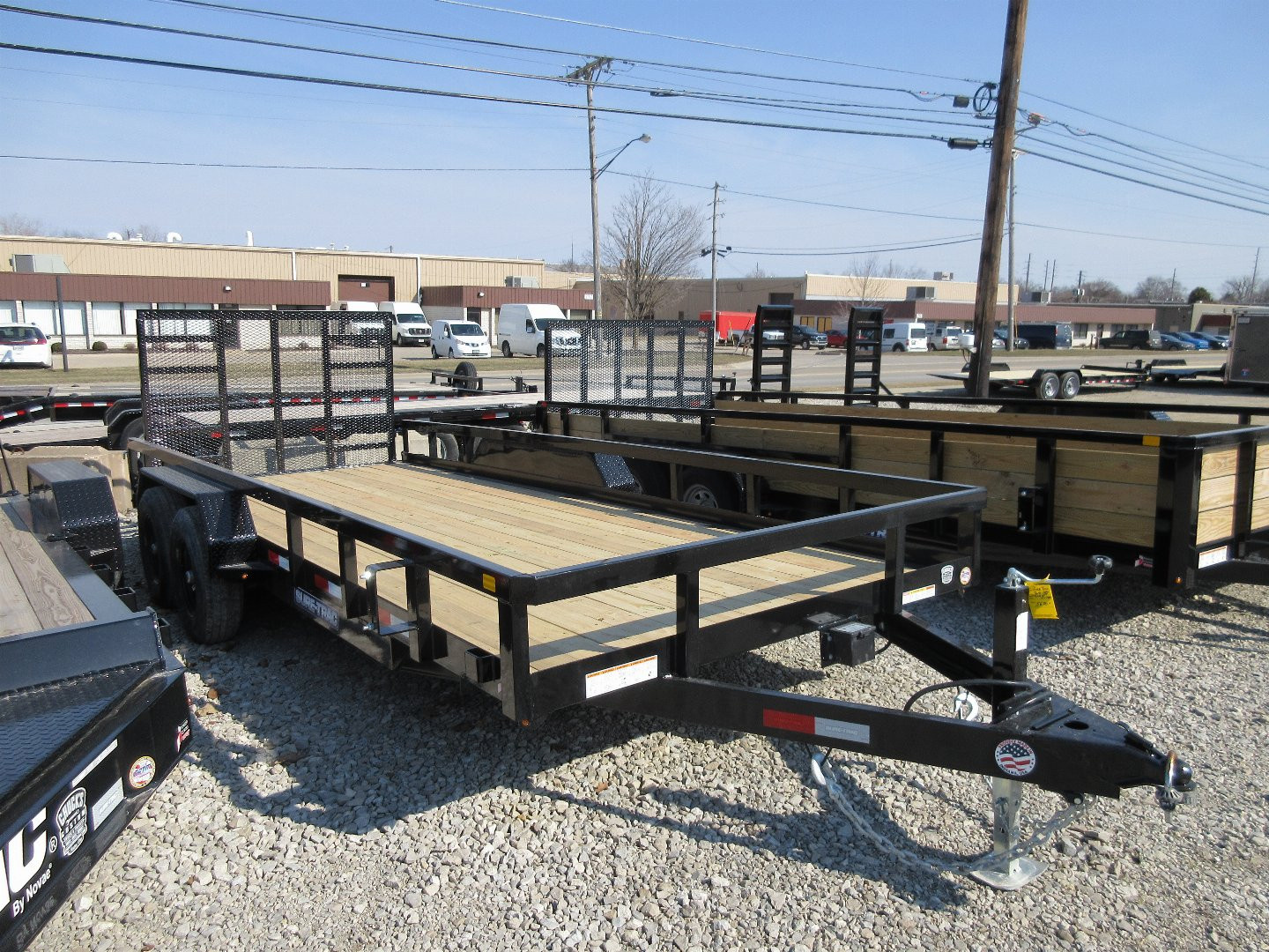 New 2026 Sure-Trac 7 x 18 Tube Top Utility Trailer 10K Tandem Utility Trailer