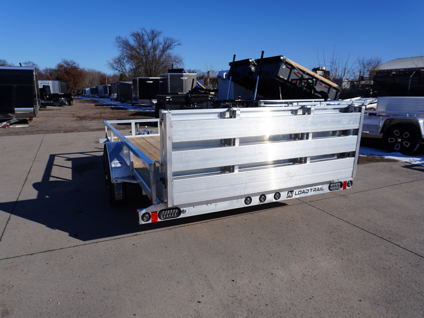 New 2026 Load Trail Aluminum 77"x12ft Utility Trailer