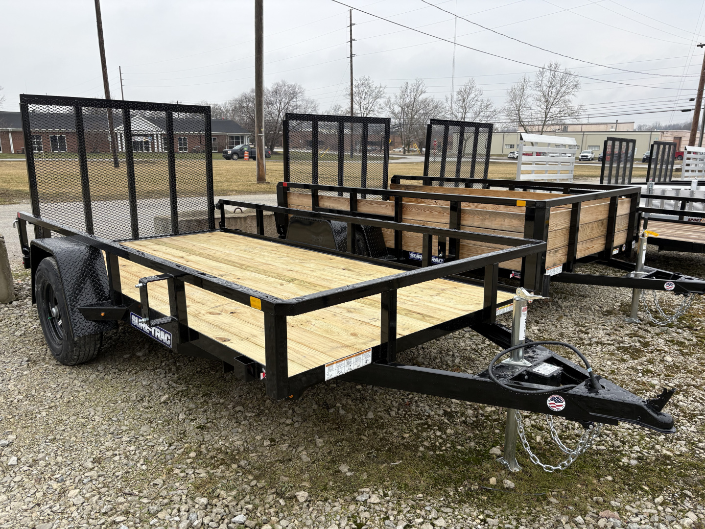 New 2026 Sure-Trac 6X14 TUBE TOP 5K WITH ELECTRIC BRAKES Utility Trailer