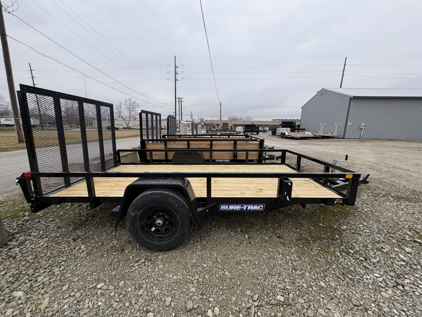 New 2026 Sure-Trac 6X14 TUBE TOP 5K WITH ELECTRIC BRAKES Utility Trailer