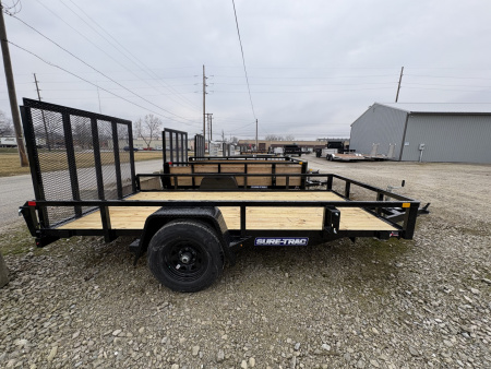 New 2026 Sure-Trac 6X14 TUBE TOP 5K WITH ELECTRIC BRAKES Utility Trailer