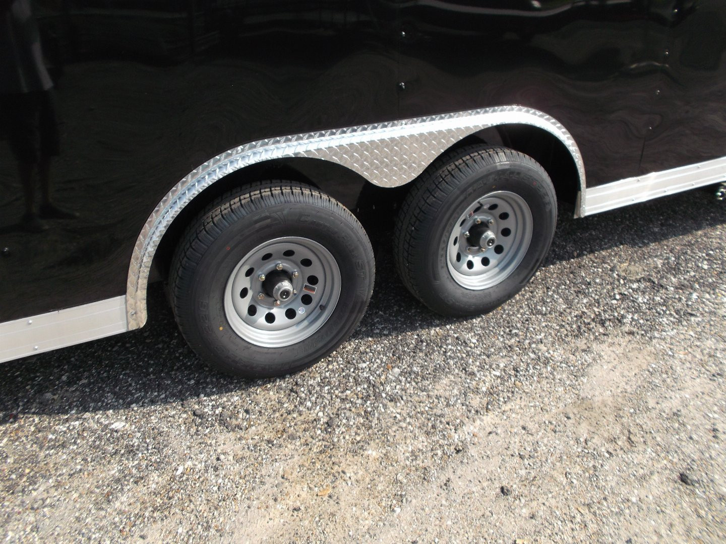 New 2026 Covered Wagon Trailers 8.5x20 Cargo / Enclosed Trailer / 7ft Interior / 5200# Axles / 48" RV Side Door / 60" Triple Tube Tongue / .080 Black Poly Core Semi Screwless Exterior / Extra Wide Ramp