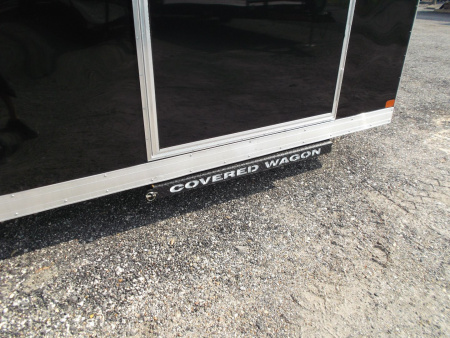 New 2026 Covered Wagon Trailers 8.5x20 Cargo / Enclosed Trailer / 7ft Interior / 5200# Axles / 48" RV Side Door / 60" Triple Tube Tongue / .080 Black Poly Core Semi Screwless Exterior / Extra Wide Ramp