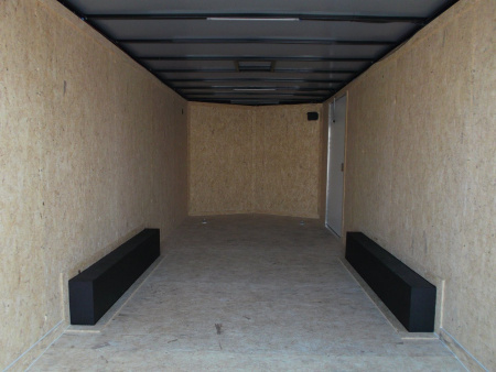 New 2026 Covered Wagon Trailers 8.5x20 Cargo / Enclosed Trailer / 7ft Interior / 5200# Axles / 48" RV Side Door / 60" Triple Tube Tongue / .080 Black Poly Core Semi Screwless Exterior / Extra Wide Ramp