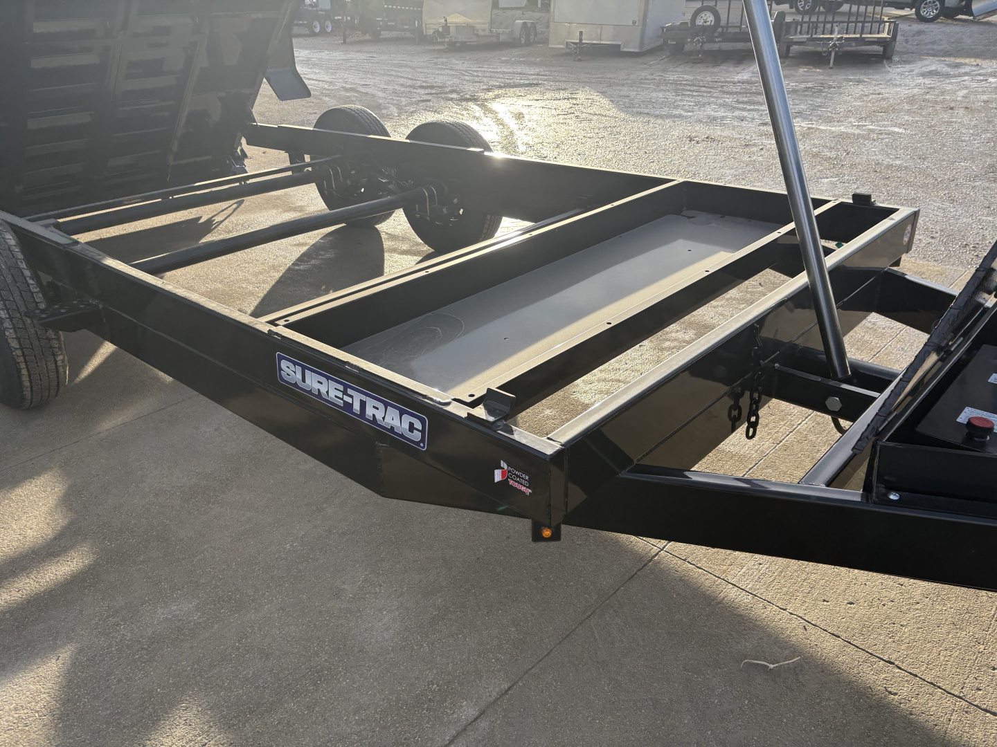 New 2026 Sure-Trac 82 IN x 16 HD Low Profile Dump Trailer 14K Telescopic Dump Trailer