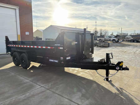 New 2026 Sure-Trac 82 IN x 16 HD Low Profile Dump Trailer 14K Telescopic Dump Trailer